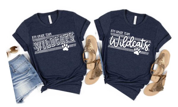 8th Grade Team WILDCATS shirts
