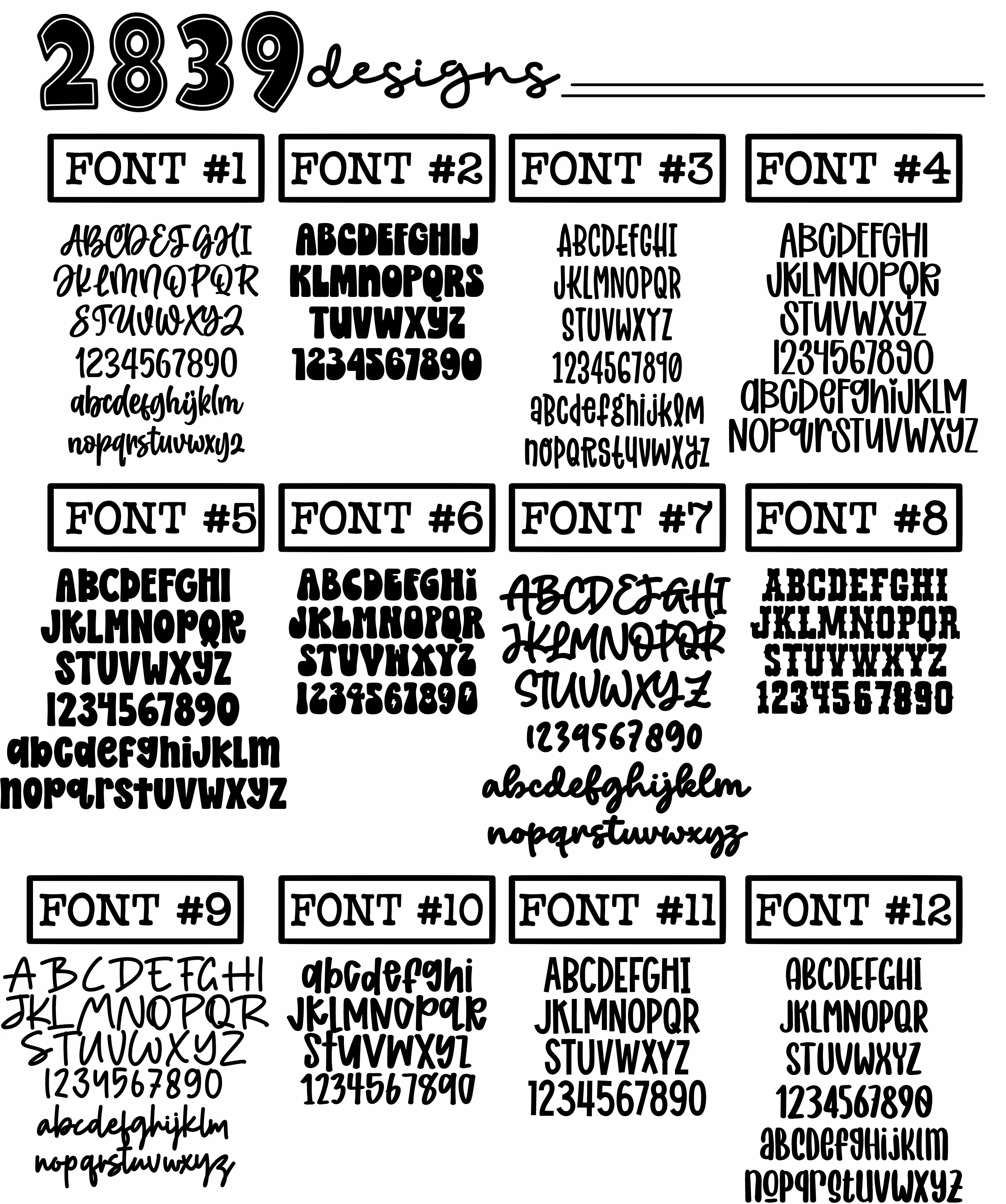 Acrylic Bag tag *Sweet Girl Collection* 30 patterns to choose from - Image 3