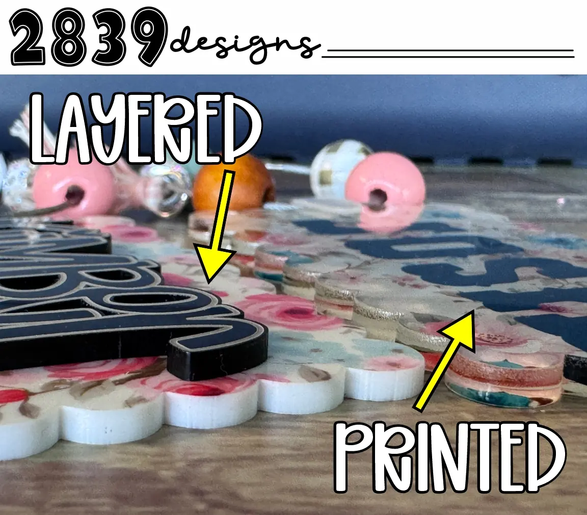 Acrylic Bag tag *Sweet Girl Collection* 30 patterns to choose from - Image 6