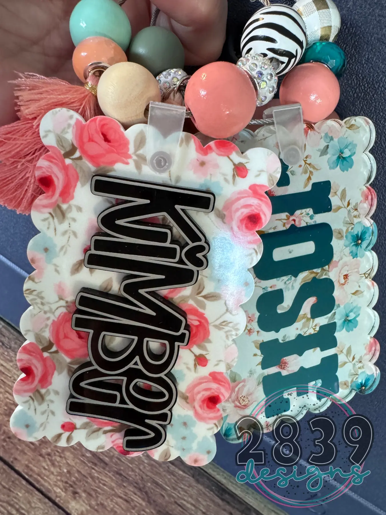 Acrylic Bag tag *Sweet Girl Collection* 30 patterns to choose from - Image 12