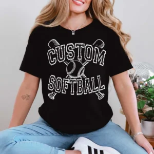 CUSTOM mascot ball mom, Custom spirit t-shirt, mascot team Spirit wear for baseball, great for teachers, softball mom shirt, YOU PICK