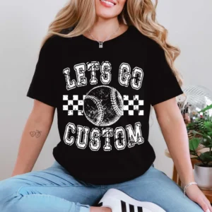 CUSTOM Baseball-softball shirt *you pick the mascot*