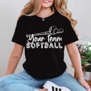 CUSTOM Softball *YOU PICK the mascot*