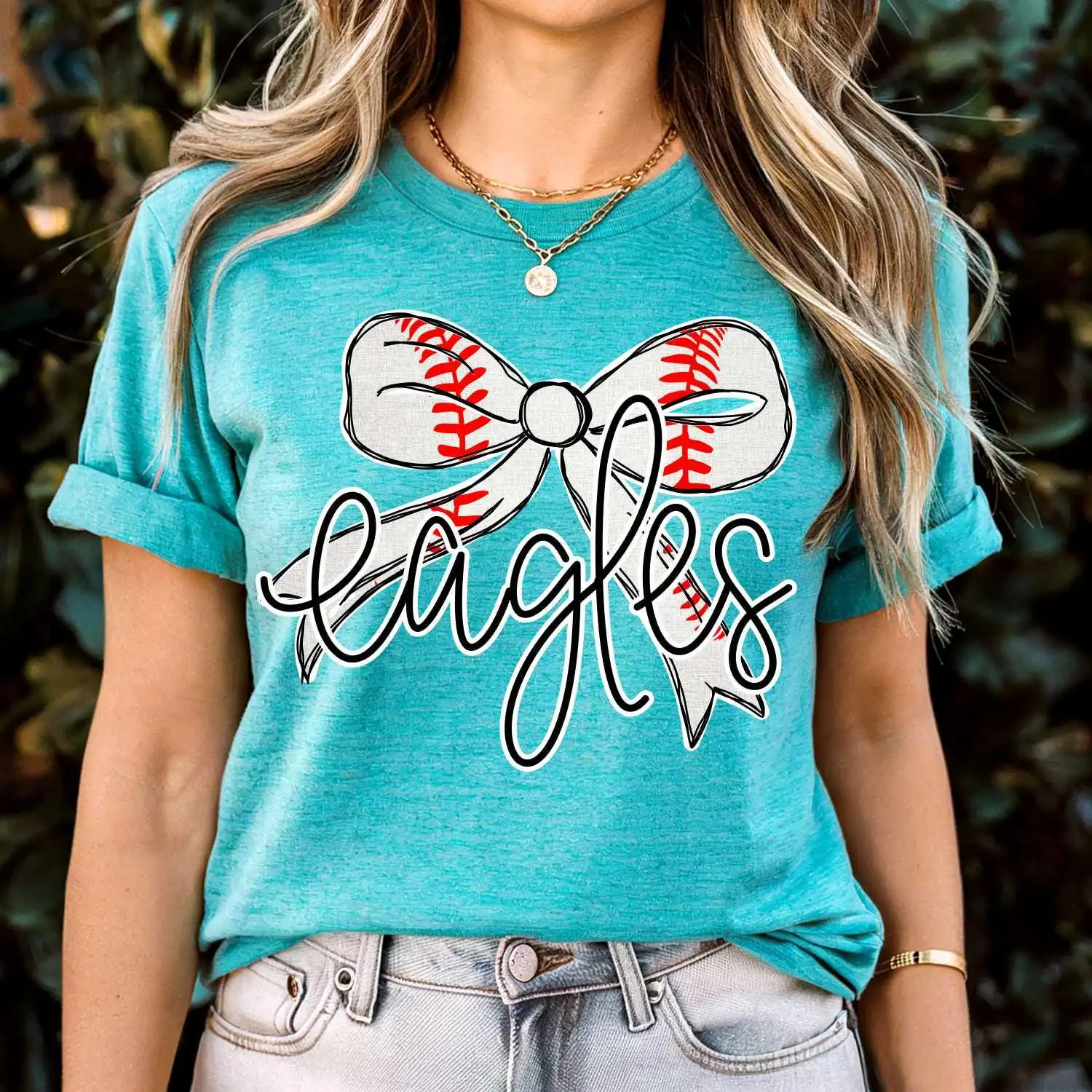 EAGLES baseball, team spirit mascot shirt, Spirit wear for baseball, baseball bow, polka dot, great for teachers, baseball mom shirt