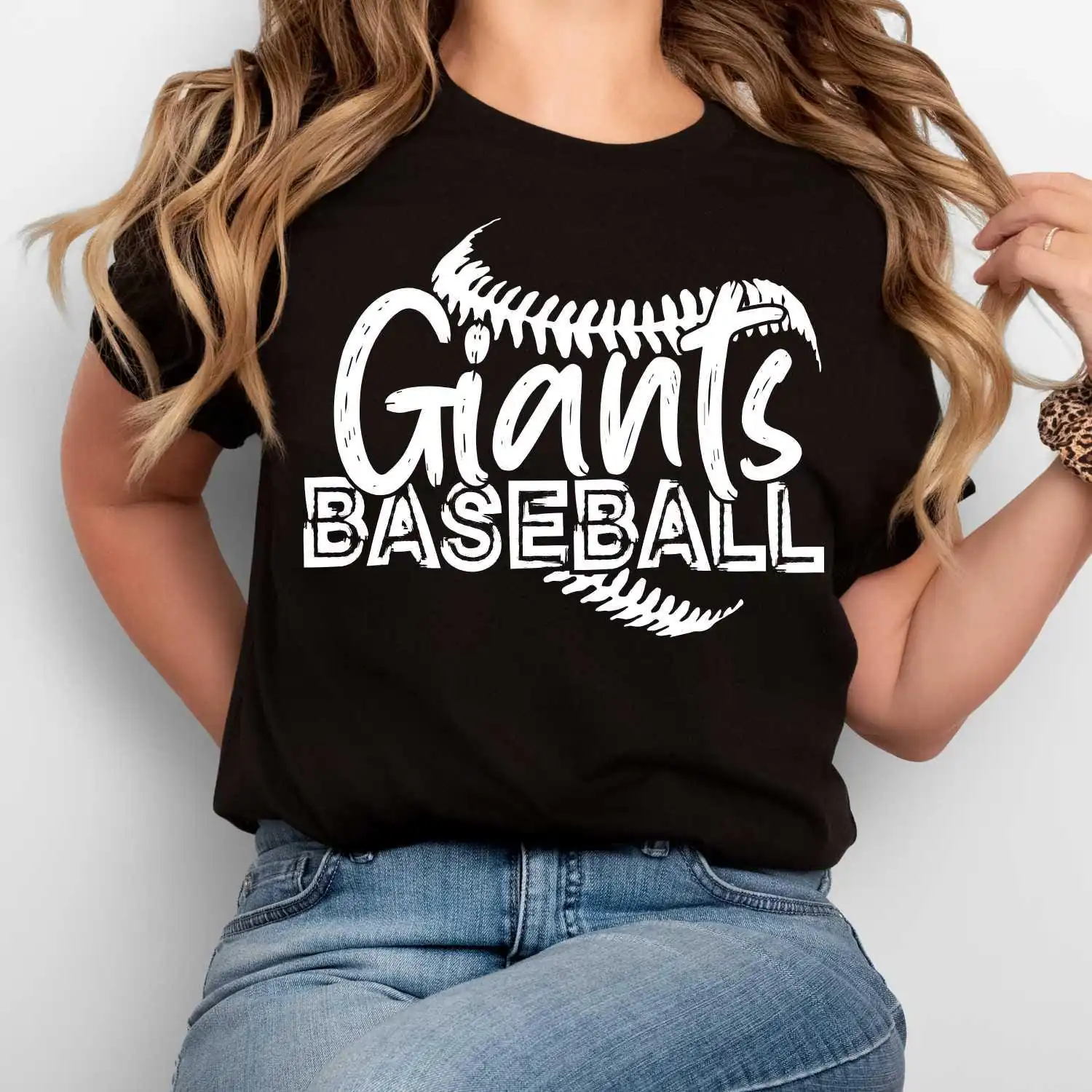 GIANTS baseball spirit t-shirt, mascot team Spirit wear for baseball, baseball mom shirt, baseball shirt, mom shirt