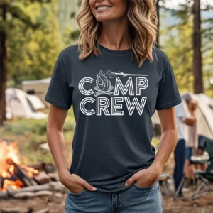 Camp Crew t-shirt, Camping shirt, camping adventures, vacation shirt, family vacation shirt, summer camp shirt, summer shirt