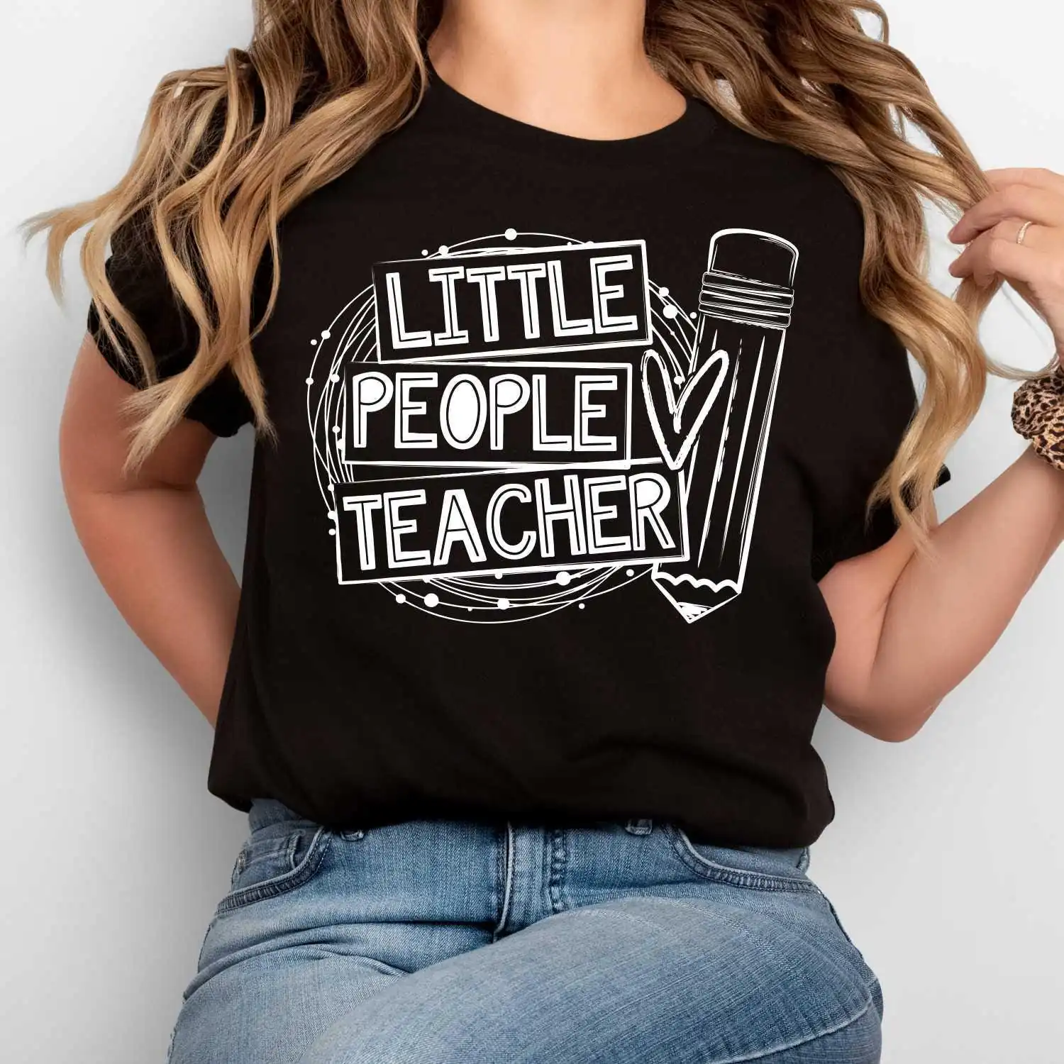 Little people teacher t-shirt, Teacher shirt, Kindergarten teacher shirt, Back to school, school shirt, Librarian shirt, paraprofessional