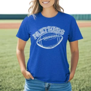 PANTHERS football spirit t-shirt, mascot team Spirit wear for football, football mom shirt, baseball shirt, mom shirt