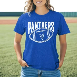 PANTHERS football spirit t-shirt, mascot team Spirit wear for football, football mom shirt, baseball shirt, mom shirt