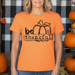Be Thankful pumpkin shirt