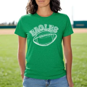 EAGLES football spirit t-shirt, mascot team Spirit wear for football, football mom shirt, baseball shirt, mom shirt